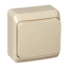 Переключатель одноклавишный 10АХ кремовый Schneider Electric Этюд BA10-004K &mdash; Multielectrika