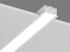 Алюминиевый профиль Design LED LE 6332, 2500 мм, белый фото 6 — Multielectrika