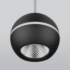 Подвесной светодиодный светильник DLS023 9W 4200K черный &mdash; Multielectrika