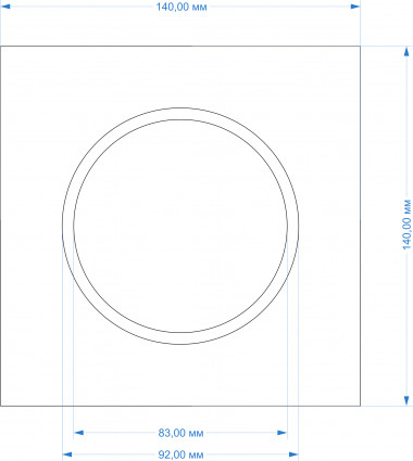 Платформа для установки светильников DesignLed WL-BQ-9 MP-BQ-9-140 — Multielectrika