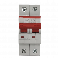Рубильник 2-полюсный ABB SD202/40 рычаг красный 2CDD282101R0040 &mdash; Multielectrika