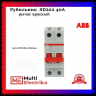 Рубильник 2-полюсный ABB SD202/40 рычаг красный 2CDD282101R0040