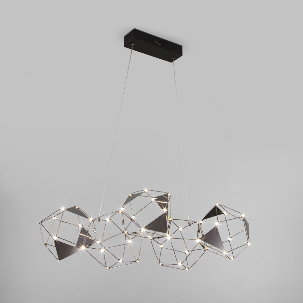 Подвесной светильник 90368/5 черный жемчуг фото 1 &mdash; Multielectrika