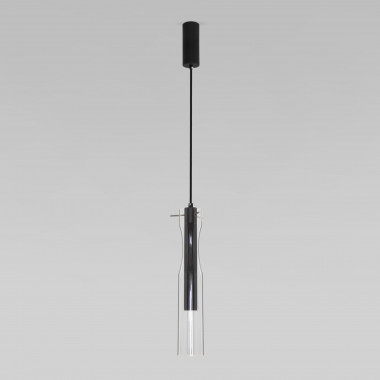 Подвесной светильник LED со стеклянным плафоном 50253/1 LED черный — Multielectrika