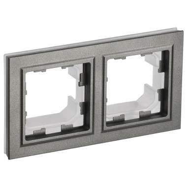 Рамка на 2 поста IP44 IEK Brite РУ-2-БрШ-44 шампань — Multielectrika