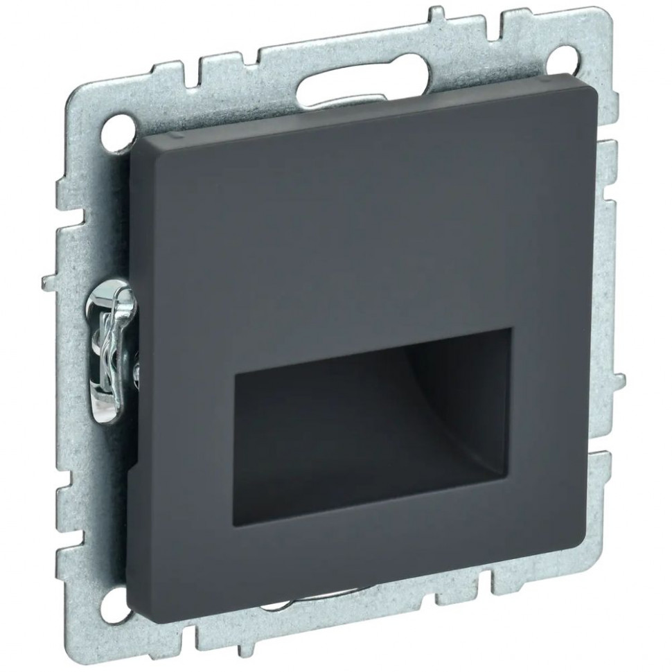 Подсветка светодиодная встраиваемая IEK Brite ПЛ20-БрГ графит фото 1 — Multielectrika