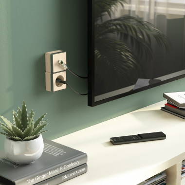 ТВ-розетка оконечная Gallant шампань рифленый W5083010 &mdash; Multielectrika