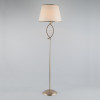 Напольный светильник с тканевым абажуром 01067/1 перламутровое золото фото 4 — Multielectrika