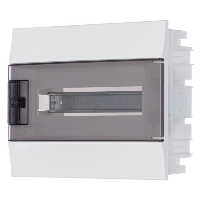 Распределительный шкаф ABB Mistral41, IP41, встраиваемый, термопласт, дымчатая дверь фото 1 — Multielectrika