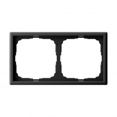 Рамка на 2 поста Systeme Electric ArtGallery универсальная, карбон &mdash; Multielectrika