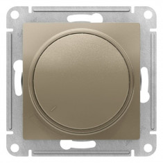 Светорегулятор поворотно-нажимной Schneider Electric Atlas Design 630 Вт, шампань &mdash; Multielectrika