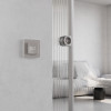 Рамка из поликарбоната на 1 пост Split дымчатый/белый, soft-touch W0013067 фото 2 &mdash; Multielectrika