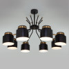 Потолочная люстра в стиле лофт 70133/8 черный фото 1 &mdash; Multielectrika