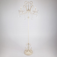 Торшер с хрусталем белый 12205/3F белый &mdash; Multielectrika