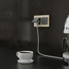Рамка из стекла на 2 поста Favorit молочный W0021141 фото 3 &mdash; Multielectrika