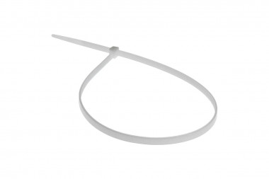 Стяжка кабельная нейлоновая Rexant 400x4,8мм, белая (100 шт/уп) — Multielectrika