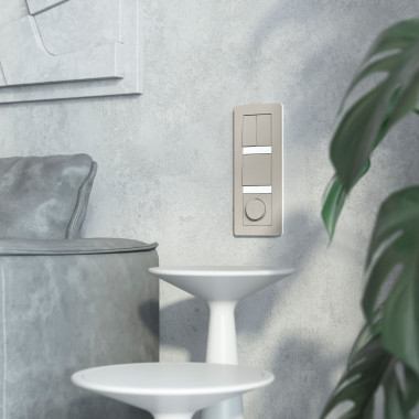 Выключатель двухклавишный (дымчатый) W1220004 &mdash; Multielectrika