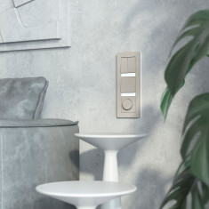 Выключатель двухклавишный (дымчатый) W1220004 &mdash; Multielectrika