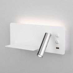 Настенный светодиодный светильник с USB Fant R LED (правый) MRL LED 1113 белый/хром &mdash; Multielectrika