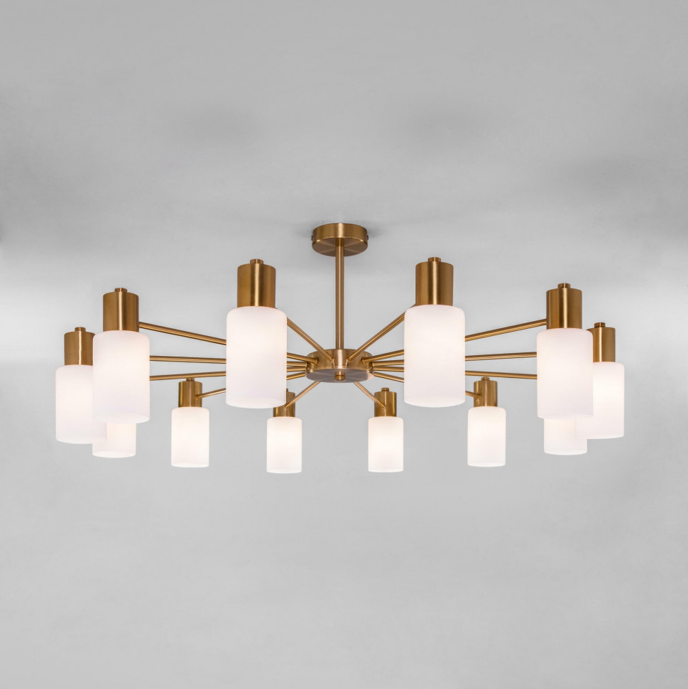 Потолочная люстра в стиле лофт 70160/12 латунь фото 1 — Multielectrika