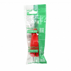 Systeme Electric MULTISET Вилка 2К+З прямая каучуковая 16 А/250 В IP44 КРАСНАЯ &mdash; Multielectrika