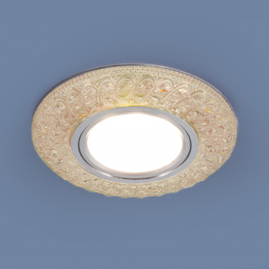 Встраиваемый точечный светильник со светодиодной подсветкой 2180 MR16 PK розовый — Multielectrika