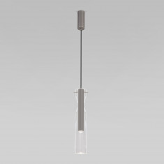 Подвесной светильник LED со стеклянным плафоном 50253/1 LED графит &mdash; Multielectrika