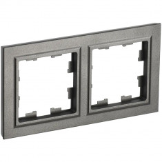 Рамка на 2 поста IEK Brite РУ-2-БрШ шампань &mdash; Multielectrika