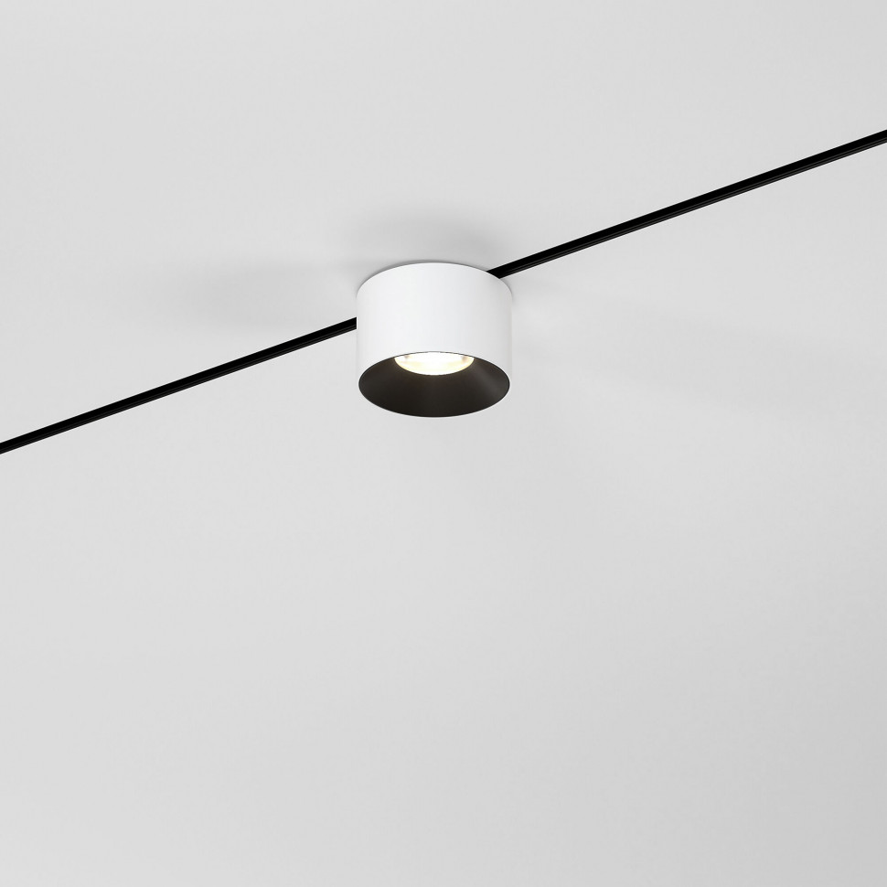 Mini Magnetic Трековый светильник 5W 3000K белый/черный 85205/01 фото 1 &mdash; Multielectrika