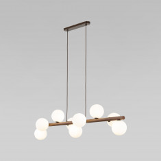 Подвесной светильник со стеклянными плафонами 10273 Estera Wood &mdash; Multielectrika