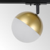 Трековый светильник для однофазного шинопровода Glob GX53 Латунь MRL 1015 фото 2 — Multielectrika