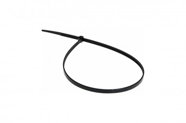 Стяжка кабельная нейлоновая Rexant 400x4,8мм, черная (100 шт/уп) — Multielectrika