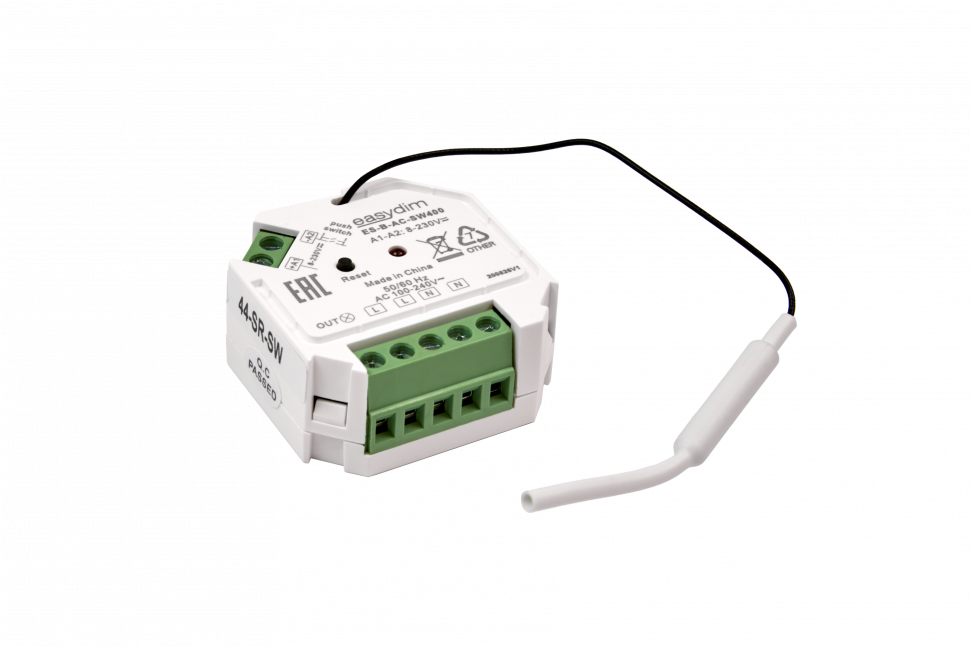 Реле EasyDim EASYBUS AC 220В, с функцией Push switch, 400Вт. фото 1 — Multielectrika