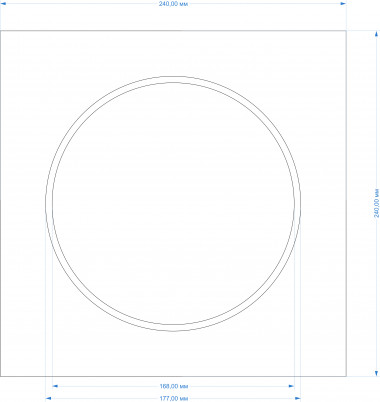 Платформа для установки светильников DesignLed WL-BQ-20 MP-BQ-20-240 — Multielectrika