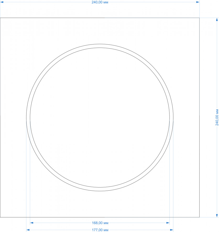 Платформа для установки светильников DesignLed WL-BQ-20 MP-BQ-20-240 фото 1 — Multielectrika