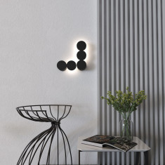 Настенный светодиодный светильник 40131/LED черный &mdash; Multielectrika