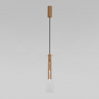 Подвесной светильник LED со стеклянным плафоном 50253/1 LED латунь — Multielectrika