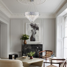 Умный подвесной светильник 10124/8 хром &mdash; Multielectrika