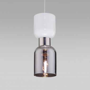 Подвесной светильник со стеклянным плафоном 50118/1 никель — Multielectrika