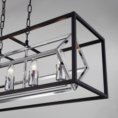 Подвесной светильник в стиле лофт 70122/5 черный — Multielectrika