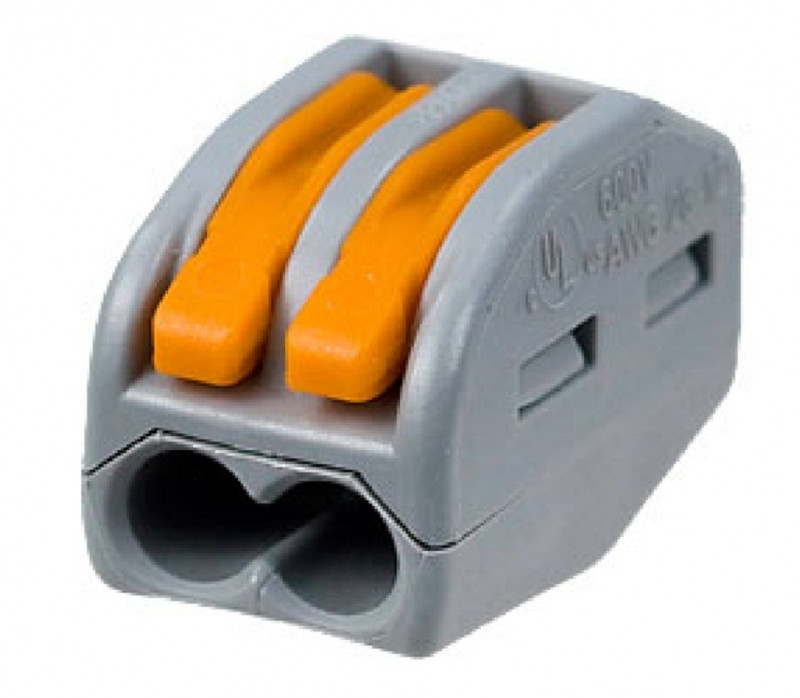 Клеммник WAGO 222-412 2х 0,08-4 мм2 32A Cu  фото 1 — Multielectrika