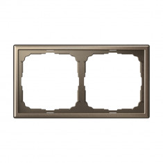 Рамка на 2 поста Systeme Electric ArtGallery универсальная, мокко &mdash; Multielectrika