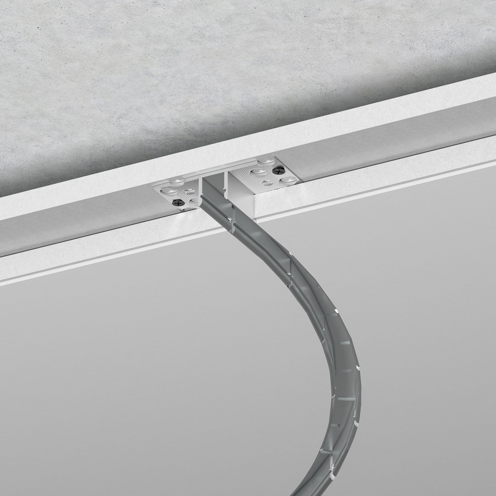 LL-2-ALP024 Встраиваемый гибкий алюминиевый профиль под ГКЛ 9,5мм (под ленту до 9,5mm) LL-2-ALP024 фото 1 — Multielectrika