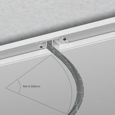 LL-2-ALP024 Встраиваемый гибкий алюминиевый профиль под ГКЛ 9,5мм (под ленту до 9,5mm) LL-2-ALP024 — Multielectrika
