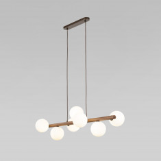 Подвесной светильник со стеклянными плафонами 10272 Estera Wood &mdash; Multielectrika