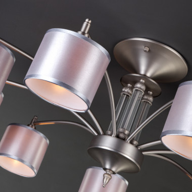 Классическая люстра 60080/9 сатин-никель — Multielectrika