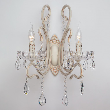 Бра с хрусталем 12205/2 белый — Multielectrika