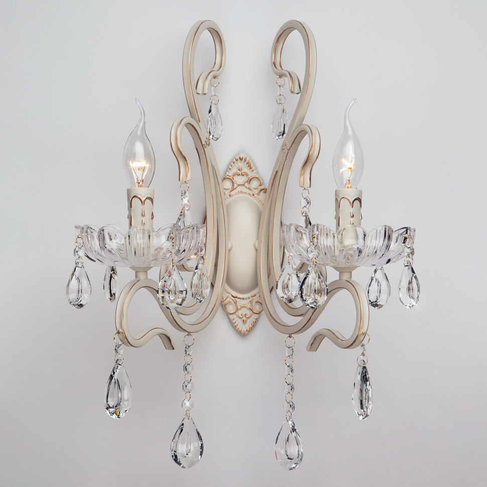 Бра с хрусталем 12205/2 белый фото 1 — Multielectrika