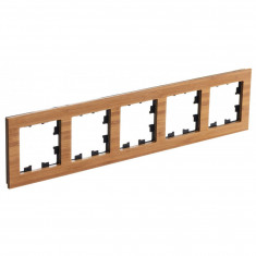 Рамка на 5 постов Systeme Electric AtlasDesign Nature дерево, бамбук &mdash; Multielectrika