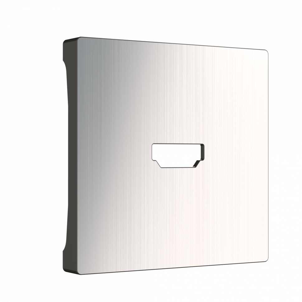 Накладка для розетки HDMI (глянцевый никель) WL02-HDMI-CP фото 1 — Multielectrika